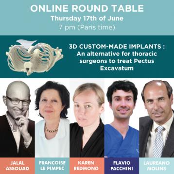 Online Round Table with thoracic surgeons - 17 Mai