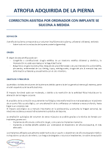 Ficha de informacion Atrofia Gemelo