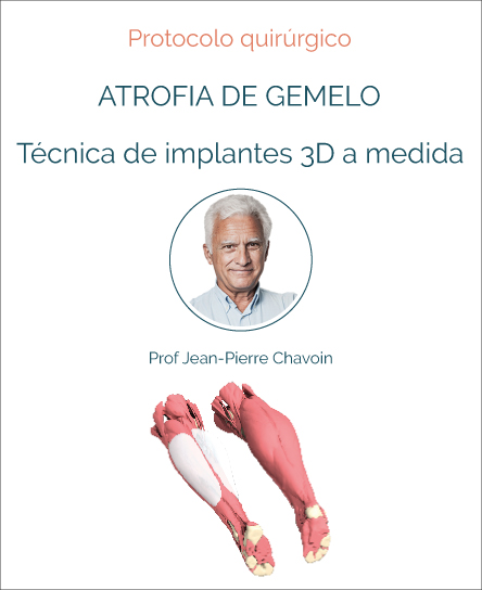 Surgery protocol for calf atrophy with implant technique
