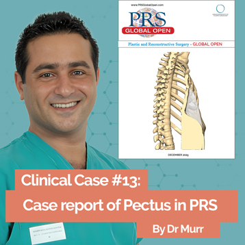 Clinical case of Dr Chadi Murr with the front page of the PRS case report