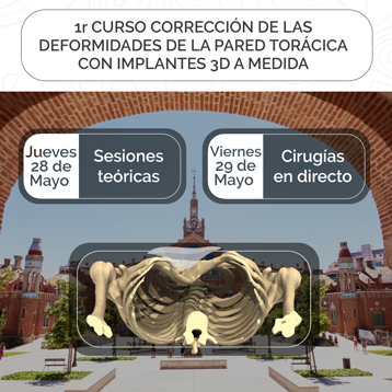 Curso en línea - Pectus Excavatum - implantes 3D a medida