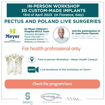 Florence 2023 Workshop (Pectus & Poland LIVE surgeries)