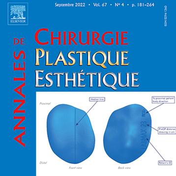 Actualité publication Annales Chirurgie Plastique Esthétique