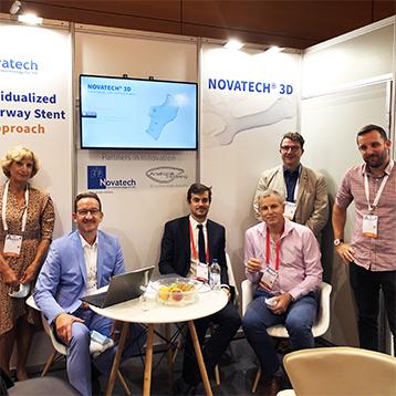 ECBIP Athens with Novatech for Airway Stent product launch