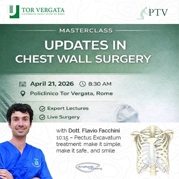 Photo of Masterclass “Updates in Chest Wall Surgery” a Rome, 21 aprile