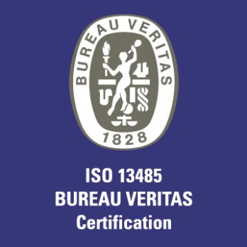 ISO 13485 certification logo from Bureau Veritas